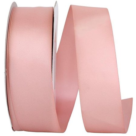 RELIANT RIBBON Reliant Ribbon 4951-699-09K 10.5 in. 50 Yards Bridal Colors Double Face Satin Ribbon; Rose Gold 4951-699-09K